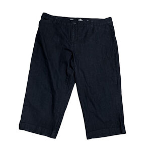 Women's St. John's Bay Capri Pants Size 18 Blue